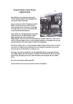 A preview of a PDF biography for Bishop, Edwin Charles
